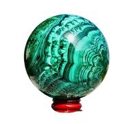 UYCUODLUY 1 boule de cristal en quartz malachite 900-1000 g, décoration, collection, cadeau