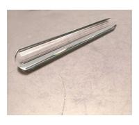 UYCUODLUY 1 pièce de 100 à 110 mm cristal quartz transparent Vogue Gemstone, tour fond rond 24 côtés