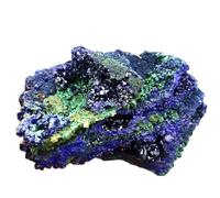 UYCUODLUY 1 pièce de 51 à 100 g géode d'azurite et malachite, cristal quartz, amas, pierre recherche pédagogique