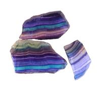 UYCUODLUY 1 tranche de fluorite (350-500 g), cristaux et pierres précieuses en forme cœur