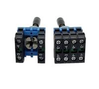 UYCUODLUY 1pc 22mm Joystick Switch Cross Rocker Master Switch HKC-612 2 Direction Latching 2N/O