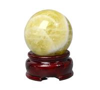 UYCUODLUY 1pc 5-6CM boule de topaze cristal quartz polie à la main divination en cadeau