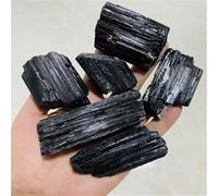 UYCUODLUY 1pc 60-100g Haute Tourmaline Noire Pierre Brute Pour