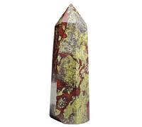 UYCUODLUY 1pc 80-100g Dragon Blood Stone Quartz Crystal Obélisque Wand point