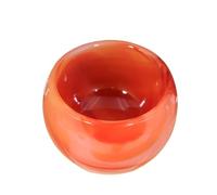 UYCUODLUY 1pc bol de purification en cristal d'agate émaillée rouge décoration d'aquarium bureau