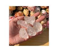 UYCUODLUY 30 g de pierre brute en cristal blanc transparent, quartz clair(30g)