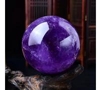 UYCUODLUY Amethyst Ball brutes Balls Bureau Chance Lung Shui Dedicated,Purple,80mm