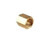 UYCUODLUY Brass Copper Hose Pipe Fitting Hex Coupling Coupler Fast Connetor Male Thread/Female Thread 1/8" 1/4" 3/8" 1/2" 3/4"(Female Thread,1/2")