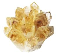 UYCUODLUY Citrine Raw Crystals Rough Stones Crystal for Tumbling, Cabbing, Fountain, Decoration, Polishing, Wire Wrapping, Wicca Lovers,200G
