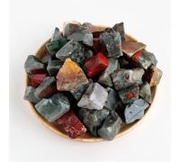 UYCUODLUY Crystal Rough African Blood Stone Raw Aquarium Home Room Decoration Ornaments