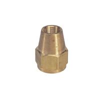 UYCUODLUY Fit Tube O/D 1/2'' Brass 3/4''-16 UNF Flare Female Thread Connector Air Tool Fitting