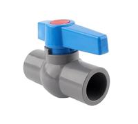 UYCUODLUY ID 20/25/32/40/50/63 Mm PVC Pipe Ball Valves Water Irrigation System Drainage Tube Quick Valve Water Pipe Connector Fittings(3pcs,Inner dia 63mm)