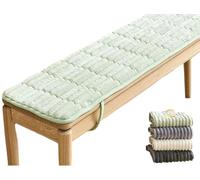 uyeoco 2 3 ou 4 Places Coussin de Banc Intérieur/Exterieur 100x40/120x40/150x50/220x40cm Coussin de Siège Jardin Coussin D'assise Canapé pour Maison Patio Balcon Terrasse Balançoire(Vert,25x140cm)