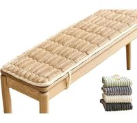 uyeoco 2 3 ou 4 Places Coussin de Banc Intérieur/Exterieur 100x40/120x40/150x50/220x40cm Coussin de Siège Jardin Coussin D'assise Canapé pour Maison Patio Balcon Terrasse Balançoire(Kaki,30x150cm)