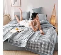 uyeoco Couette D'été Édredon Douce et Respirante réversible Couverture en Microfibre- Courtepointe Légère Et Respirante Couvre Lit 2 Personnes Matelassé Lavable en Machine(Style3,200x230cm)