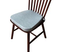 uyeoco Coussin Chaise Cuisine Lavable, Galette De Chaise Lot de 1/2/4/6 avec Attaches, Antidérapant, Galette De Chaise Dehoussable, Coussins De Chaises D'Interieur Mousse à MéMoire(#22,43x40x5cm)