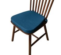 uyeoco Coussin Chaise Cuisine Lavable, Galette De Chaise Lot de 1/2/4/6 avec Attaches, Antidérapant, Galette De Chaise Dehoussable, Coussins De Chaises D'Interieur Mousse à MéMoire(#4,43x42x3cm)