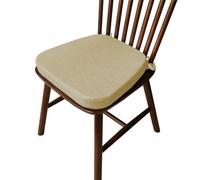 uyeoco Coussin Chaise Cuisine Lavable, Galette De Chaise Lot de 1/2/4/6 avec Attaches, Antidérapant, Galette De Chaise Dehoussable, Coussins De Chaises D'Interieur Mousse à MéMoire(#24,43x40x5cm)