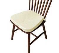 uyeoco Coussin Chaise Cuisine Lavable, Galette De Chaise Lot de 1/2/4/6 avec Attaches, Antidérapant, Galette De Chaise Dehoussable, Coussins De Chaises D'Interieur Mousse à MéMoire(#1,43x40x5cm)