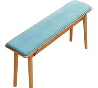 uyeoco Coussin de Banc de Jardin 2/3 Places,Coussin de Banc Exterieur/d'intérieur,Coussin de Banc rectangulaire pour la Maison/Jardin/Chaise/balançoire/Patio(Light Blue,35x180cm)