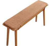 uyeoco Coussin de Banc de Jardin 2/3 Places,Coussin de Banc Exterieur/d'intérieur,Coussin de Banc rectangulaire pour la Maison/Jardin/Chaise/balançoire/Patio(Camel,35x100cm)