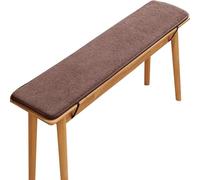 uyeoco Coussin de Banc de Jardin 2/3 Places,Coussin de Banc Exterieur/d'intérieur,Coussin de Banc rectangulaire pour la Maison/Jardin/Chaise/balançoire/Patio(Coffee,30x200cm)