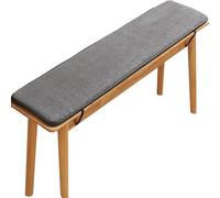 uyeoco Coussin de Banc de Jardin 2/3 Places,Coussin de Banc Exterieur/d'intérieur,Coussin de Banc rectangulaire pour la Maison/Jardin/Chaise/balançoire/Patio(Dark Gray,35x180cm)