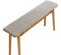 uyeoco Coussin de Banc de Jardin 2/3 Places,Coussin de Banc Exterieur/d'intérieur,Coussin de Banc rectangulaire pour la Maison/Jardin/Chaise/balançoire/Patio(Gray,30x80cm)