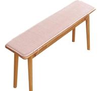 uyeoco Coussin de Banc de Jardin 2/3 Places,Coussin de Banc Exterieur/d'intérieur,Coussin de Banc rectangulaire pour la Maison/Jardin/Chaise/balançoire/Patio(Pale Peach,30x180cm)