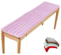 uyeoco Coussin de Banc sur Mesure Exterieur Interieur Coussin de Banquette 120x40 100 x 35 80x40 150x40 pour Salon ou Balançoire de Jardin, Balcon, Terrasse et Palette(Violet,40x110cm)