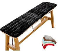 uyeoco Coussin de Banc sur Mesure Exterieur Interieur Coussin de Banquette 120x40 100 x 35 80x40 150x40 pour Salon ou Balançoire de Jardin, Balcon, Terrasse et Palette(Black,30x130cm)