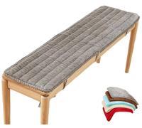uyeoco Coussin de Banc sur Mesure Exterieur Interieur Coussin de Banquette 120x40 100 x 35 80x40 150x40 pour Salon ou Balançoire de Jardin, Balcon, Terrasse et Palette(Gray,30x200cm)