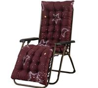 uyeoco Coussin de Chaise Longue, Bain de Soleil, Transat, Matelas pour Transat, Coussin pour Chaise Extérieure pour Jardin, Bande de Réglage(G,170x53cm)