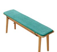 uyeoco Coussin de Siège Banc, Coussin de Banc Rectangulaire, Coussin de Banc de Jardin Épais Extérieur, Coussin Coussin pour Banc de Jardin, Baie Vitrée, Salle à Manger(Vert foncé,80x30cm)