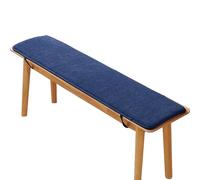 uyeoco Coussin de Siège Banc, Coussin de Banc Rectangulaire, Coussin de Banc de Jardin Épais Extérieur, Coussin Coussin pour Banc de Jardin, Baie Vitrée, Salle à Manger(Dark Blue,120x35cm)