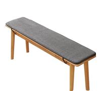 uyeoco Coussin de Siège Banc, Coussin de Banc Rectangulaire, Coussin de Banc de Jardin Épais Extérieur, Coussin Coussin pour Banc de Jardin, Baie Vitrée, Salle à Manger(Dark Gray,100x30cm)