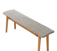 uyeoco Coussin de Siège Banc, Coussin de Banc Rectangulaire, Coussin de Banc de Jardin Épais Extérieur, Coussin Coussin pour Banc de Jardin, Baie Vitrée, Salle à Manger(Gray,100x30cm)