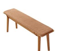 uyeoco Coussin de Siège Banc, Coussin de Banc Rectangulaire, Coussin de Banc de Jardin Épais Extérieur, Coussin Coussin pour Banc de Jardin, Baie Vitrée, Salle à Manger(Camel Color,150x30cm)
