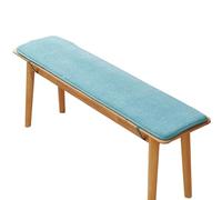 uyeoco Coussin de Siège Banc, Coussin de Banc Rectangulaire, Coussin de Banc de Jardin Épais Extérieur, Coussin Coussin pour Banc de Jardin, Baie Vitrée, Salle à Manger(Light Blue,200x30cm)