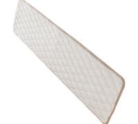 uyeoco Coussin de Siège Banc Exterieur 100x40/80x30cm,Coussin de Banc Rectangulaire, Coussin de Banc de Jardin Épais Extérieur, Coussin pour Banc, Baie Vitrée, Salle à Manger(Beige,30x60cm)