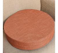 uyeoco Coussin De Siège Rond Interieur/Exterieur Mousse À Mémoire De Forme Galette De Chaise De Salle À Manger,Coussin De Tabouret De Bar Coussin De Chaise Rond(D9,40x8cm)