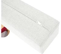 uyeoco Coussin de tête de lit 140cm 160cm 180cm, Remplissage D'espace De Lit, rallonge de Matelas avec Housse Amovible, Rallonge De Matelas, Coussin pour accoudoir de canapé(Color 2,130x10x3cm)