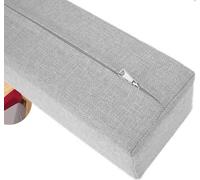 uyeoco Coussin de tête de lit 140cm 160cm 180cm, Remplissage D'espace De Lit, rallonge de Matelas avec Housse Amovible, Rallonge De Matelas, Coussin pour accoudoir de canapé(Color 3,170x10x10cm)