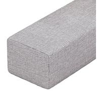 uyeoco Coussin de tête de lit 140cm 160cm 180cm,Remplissage D'espace De Lit,rallonge de Matelas avec Housse Amovible,Coussin rectangulaire pour accoudoir de canapé(Gris Clair,80x15x20cm)
