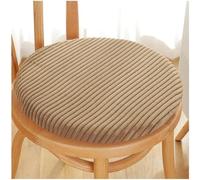 uyeoco Coussin/Galette de Chaise Ronde - Antidérapants avec Fermeture Coussins de Siège Rond Exterieur/Intérieur Coussin D'assise Rond Jardin, Cuisine, Bureau, Salle à Manger(Color 6,35CM/14in)