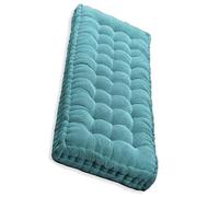 uyeoco Coussin pour Banc de Jardin Exterieur Interieur Coussin pour Banc Coussin Matelas Assise Dossier pour Banc de Jardin balancelle canapé 1/2/3 Places(Bleu,120x50cm)
