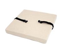 uyeoco Coussin pour Chaises Interieur avec Rabat, Galette De Chaise Carré Epais, Mousse à MéMoire Coussin Cuisine Chaise, Respirant Coton, Confortable pour Toute La Saison(B,38x35x5cm)