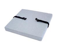 uyeoco Coussin pour Chaises Interieur avec Rabat, Galette De Chaise Carré Epais, Mousse à MéMoire Coussin Cuisine Chaise, Respirant Coton, Confortable pour Toute La Saison(D,35x24x5cm)