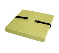 uyeoco Coussin pour Chaises Interieur avec Rabat, Galette De Chaise Carré Epais, Mousse à MéMoire Coussin Cuisine Chaise, Respirant Coton, Confortable pour Toute La Saison(F,40x40x8cm)