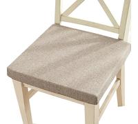 uyeoco Coussins De Chaise Amovibles 3/5/8/10 Cm D'épaisseur 40/45/50 Cm Grands Coussins De Siège Antidérapants - pour Chaise De Salle À Manger, Jardin, Bureau, Cuisine(Light Coffee Color,45x45x5cm)